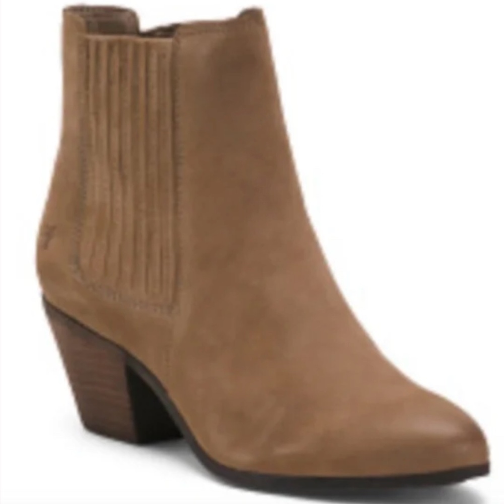 Frye Tan Ankle Boots